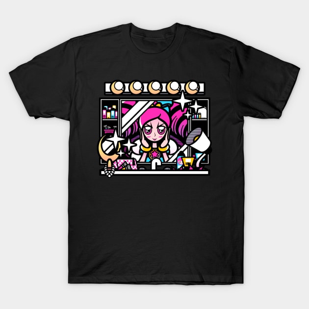 Magical Makeup Power T-Shirt by Combotron Robot